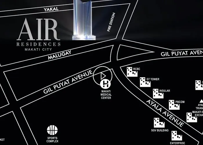 Great View 1 Bedroom In Makati Near Trident Tower Apartment *